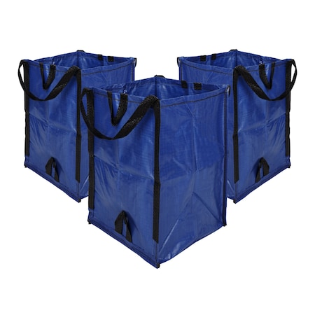 Durasack 48 Gallons Home and Yard Bags, Blue, 3 PK BB-2028BLU-3PK